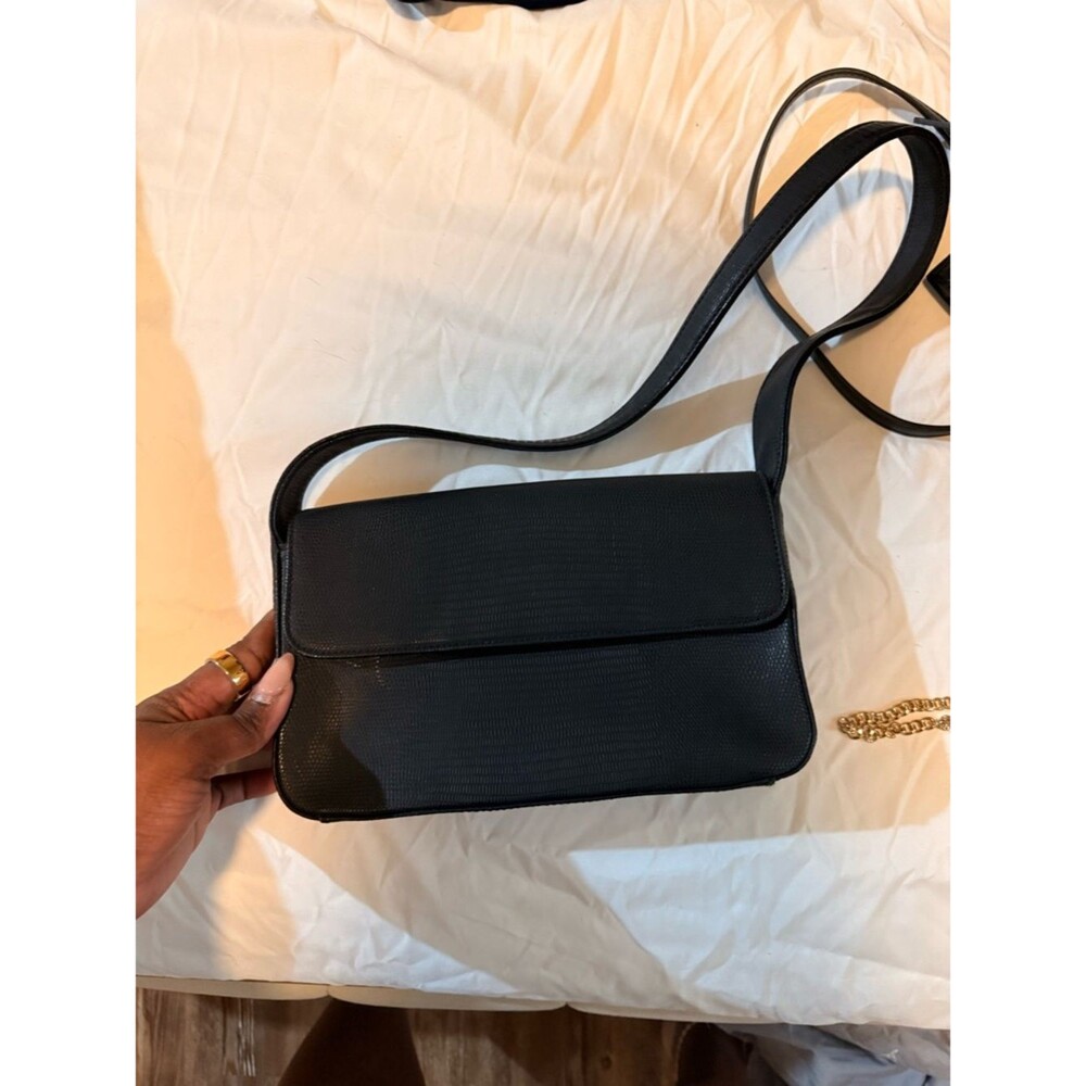 Classic Black Crossbody Shoulder Bag